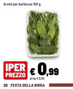 Iper La Grande Aromi per barbecue offerta