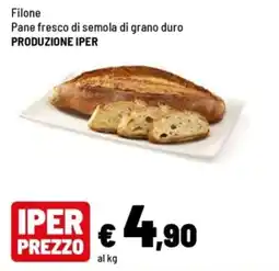 Iper La Grande Filone Pane fresco di semola di grano duro offerta
