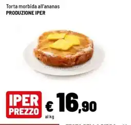 Iper La Grande Torta morbida all'ananas produzione Iper offerta