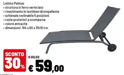 Iper La Grande Lettino Palmas offerta