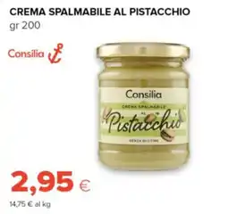 Oasi Crema spalmabile al pistacchio Consilia offerta