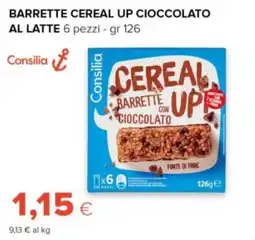 Oasi Cereal Up barrette con cioccolato offerta