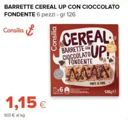Oasi Cereal Up barrette con cioccolato fondente offerta