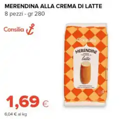 Oasi Consilia merendina alla crema di latte offerta
