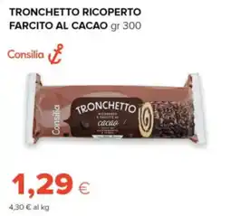 Oasi Tronchetto ricoperto al cacao Consilia offerta