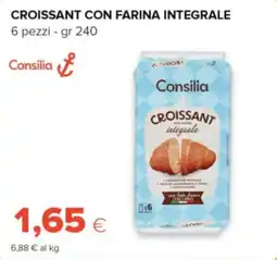Oasi Consilia croissant con farina integrale offerta