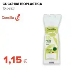 Oasi Cucchiai bioplastica Consilia offerta