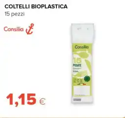 Oasi Coltelli bioplastica Consilia offerta