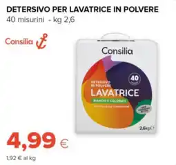 Oasi Detersivo per lavatrice in polvere Consilia offerta