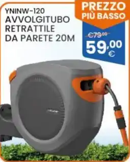 Brigros Avvolgitubo retrattile da parete offerta