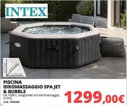 Brico Io Intex piscina idromassaggio spa jet & bubble offerta