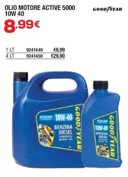 Bricofer Olio motore active 5000 GoodYear offerta