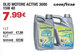 Bricofer Olio motore Active 3000 Goodyear offerta