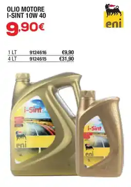 Bricofer Olio motore i-Sint 10W 40 eni offerta