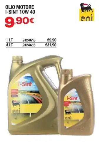 Olio motore i-Sint 10W 40 eni