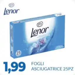 GeD Shopping Lenor fogli asciugatrice offerta