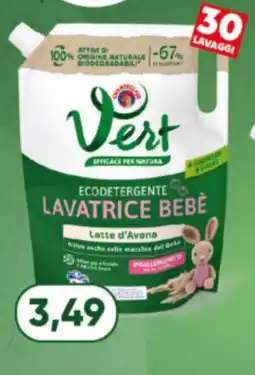 GeD Shopping Vert Ecodetergente Lavatrice Bébé offerta