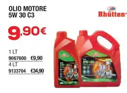 Bricofer Olio motore Rhütten 5W 30 C3 offerta