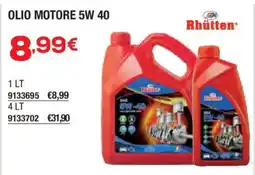 Bricofer Olio motore Rhütten 5W 40 offerta