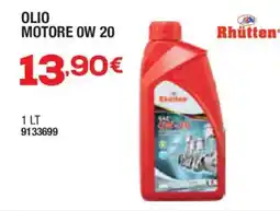 Bricofer Olio motore Rhütten OW 20 offerta