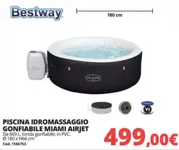 Brico Io Bestway Piscina idromassaggio gonfiabile Miami Airjet offerta