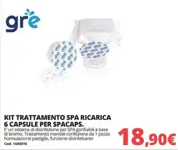 Brico Io Kit trattamento spa ricarica gre offerta