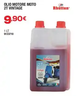 Bricofer Olio motore moto 2T vintage Rhütten offerta