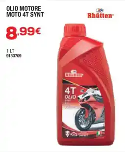 Bricofer Olio motore moto 4T synt Rhütten offerta