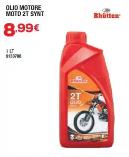 Bricofer Olio motore moto 2T synt Rhütten offerta