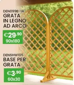 Brigros Grata in legno ad arco offerta