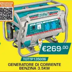 Brigros Total generatore di corrente benzina offerta