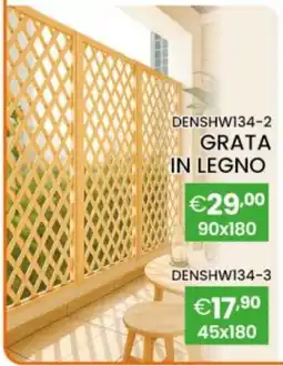 Brigros Grata in legno offerta