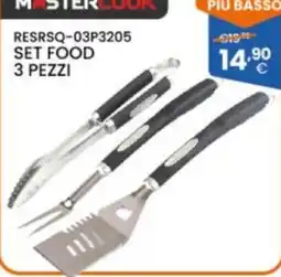 Brigros Mastercook set food 3 pezzi offerta