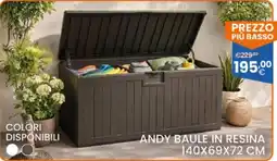Brigros Andy baule in resina offerta