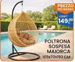 Brigros Poltrona sospesa Maiorca offerta