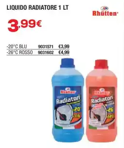 Bricofer Liquido radiatore Rhütten offerta