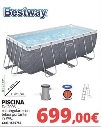 Bestway piscina rettangolare