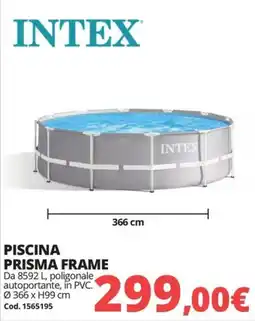 Brico Io Intex piscina prisma frame offerta