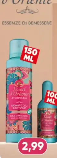 GeD Shopping Tesori d'Oriente Ayurveda Aromatic Deo Body Spray offerta