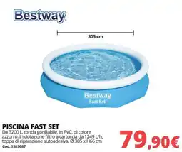 Brico Io Piscina Fast Set Bestway offerta