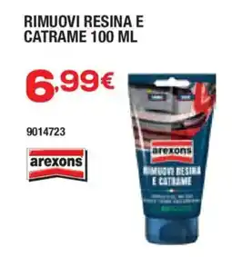 Bricofer Rimuovi resina e catrame arexons offerta