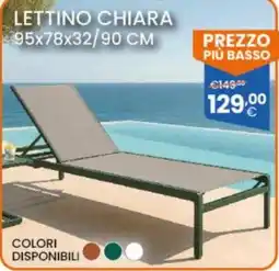 Brigros Lettino Chiara offerta