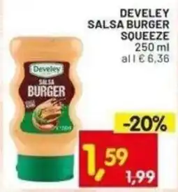 Centro Commerciale Discount Develey salsa burger squeeze offerta