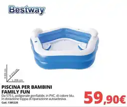 Brico Io Bestway Piscina per bambini Family Fun offerta