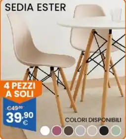 Brigros Sedia Ester offerta