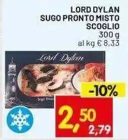 Centro Commerciale Discount Lord Dylan Sugo Pronto Misto Scoglio offerta