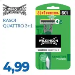 GeD Shopping Wilkinson Sword Rasoi Quattro offerta