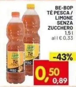 Centro Commerciale Discount Be-Bop Tè Pesca / Limone Senza Zucchero offerta