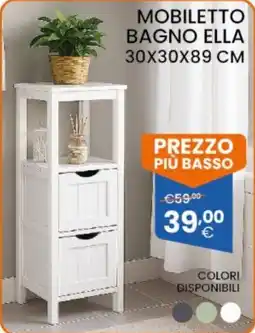 Brigros Mobiletto bagno Ella offerta