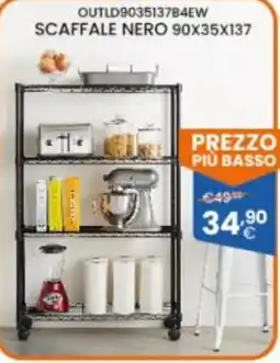 Brigros Scaffale nero offerta